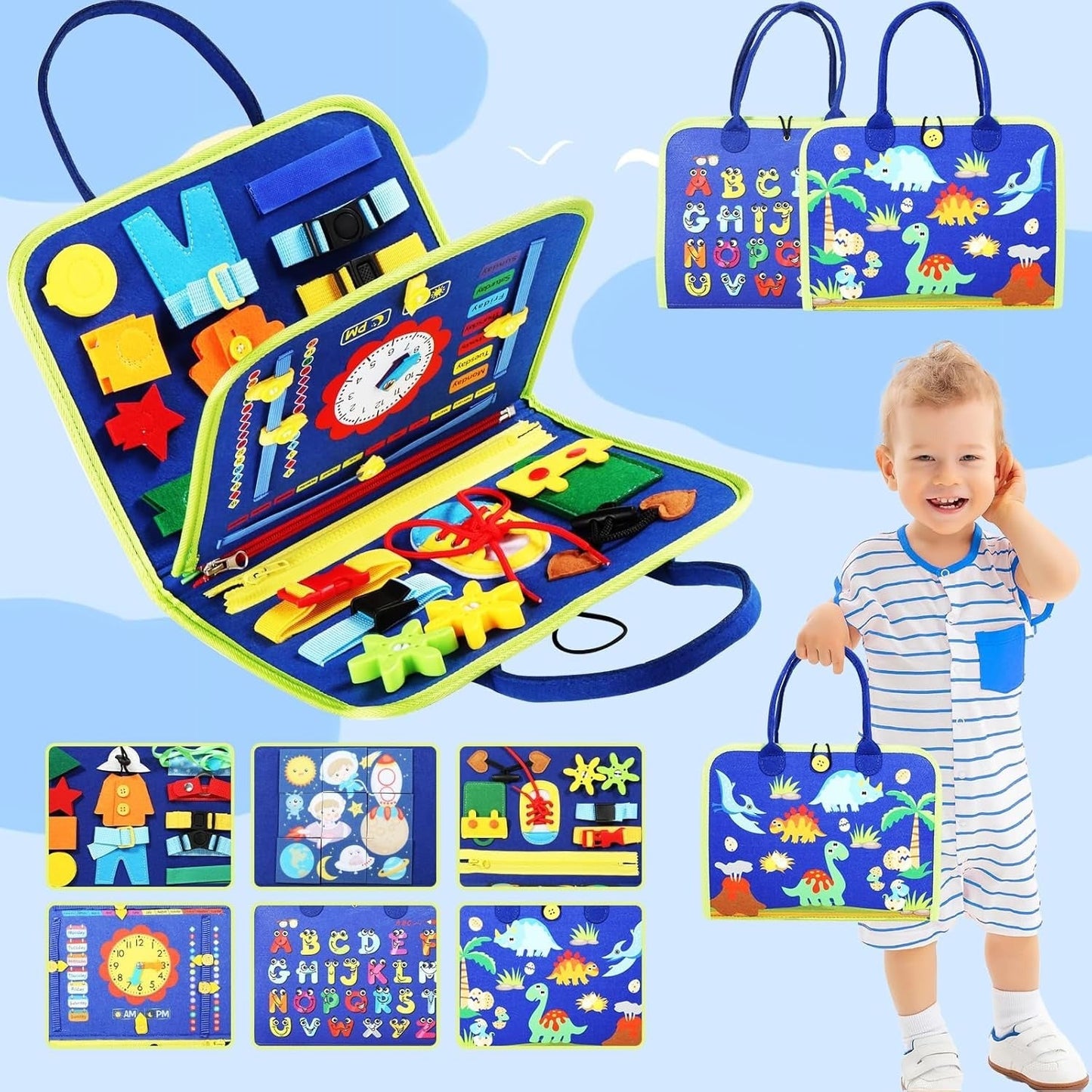 Educational Busy Board For Toddlers