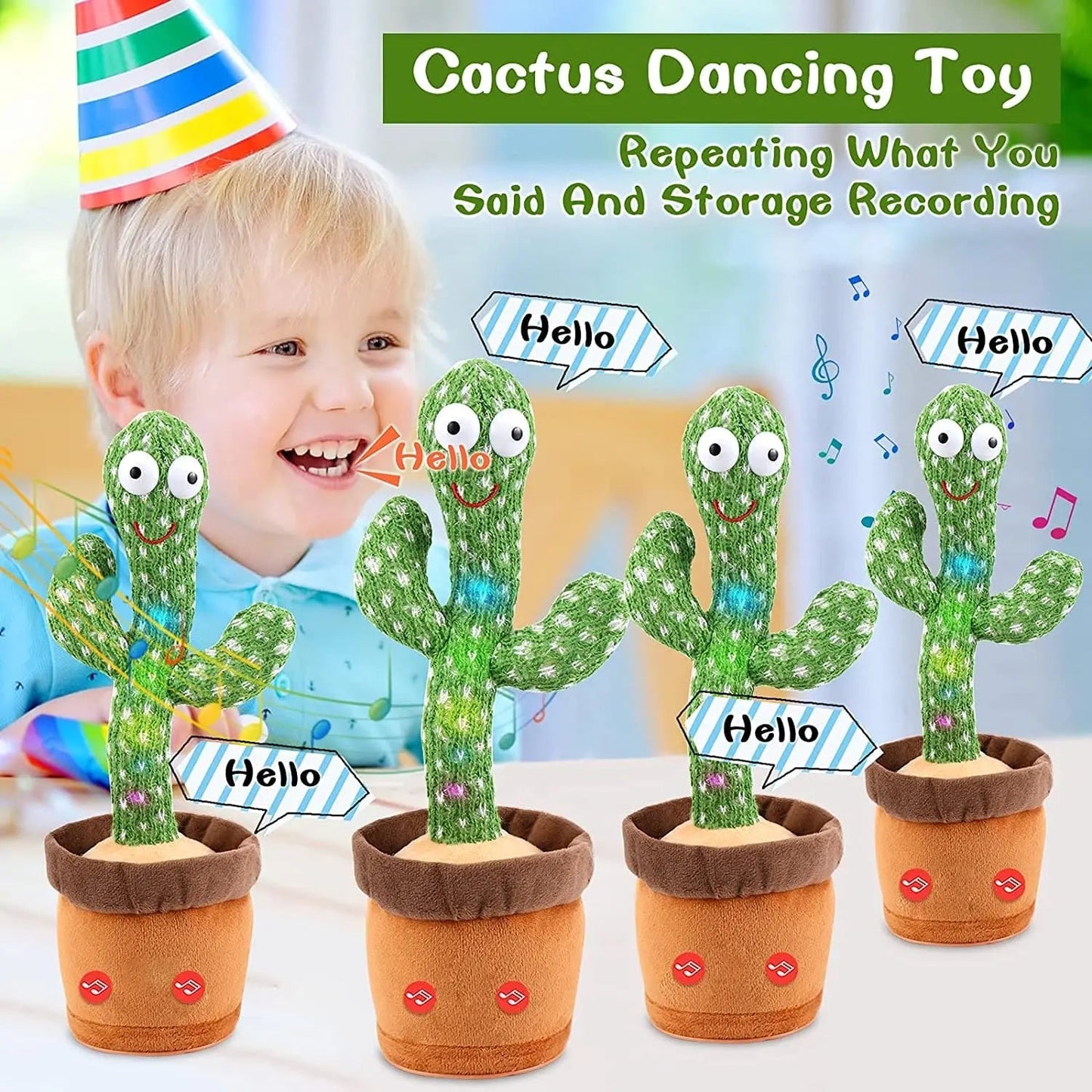Dancing talking Cactus Toy