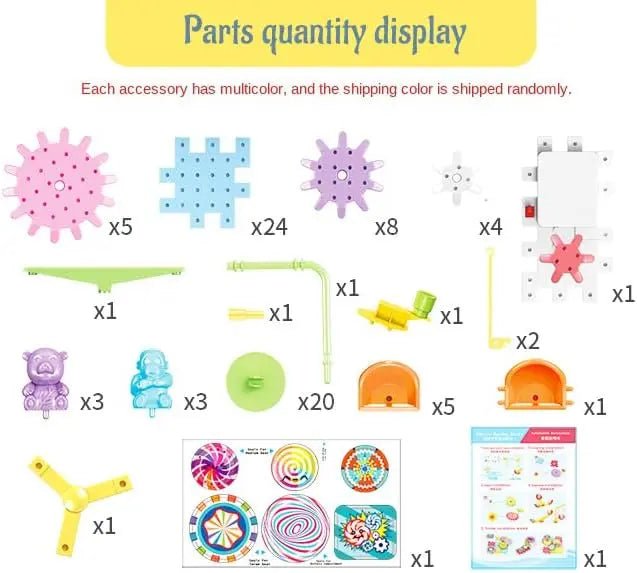 Electric Building Block Gear Toy (83pcs set)