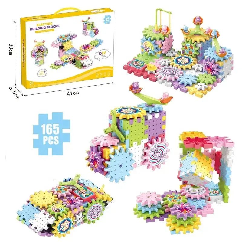 Electric Building Block Gear Toy (83pcs set)