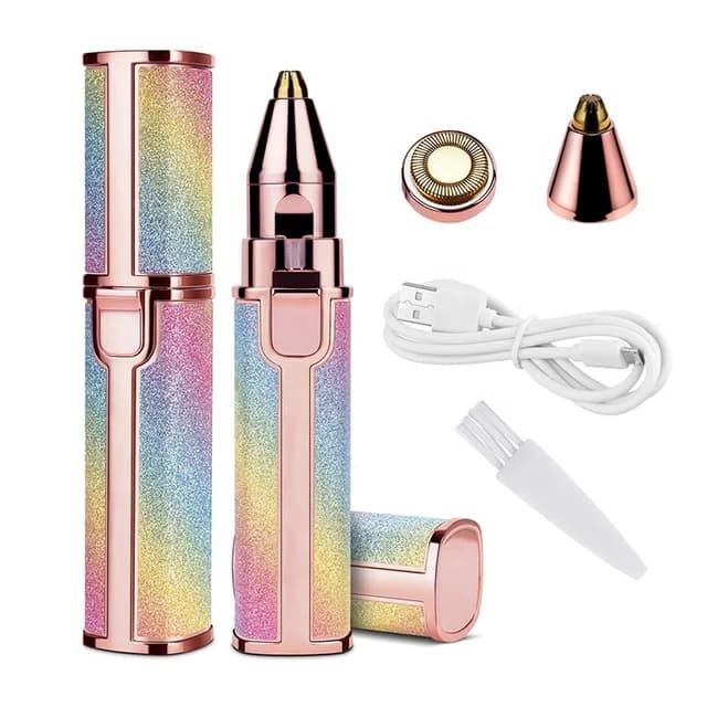 2 in 1 Rechargeable Flawless Hair Remover & Eyebrow Trimmer