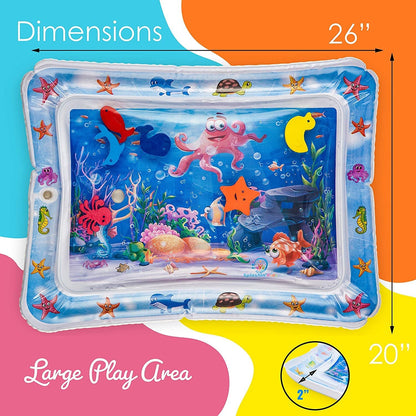 Inflatable Baby Water Play Mat for Infants
