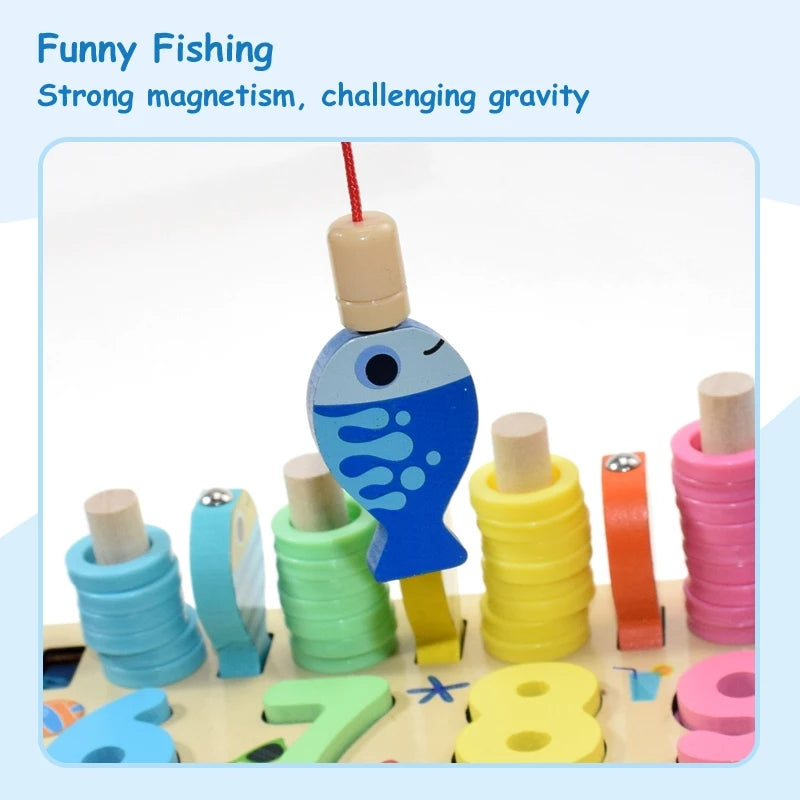 Wooden Logarithm 6in1 Activity