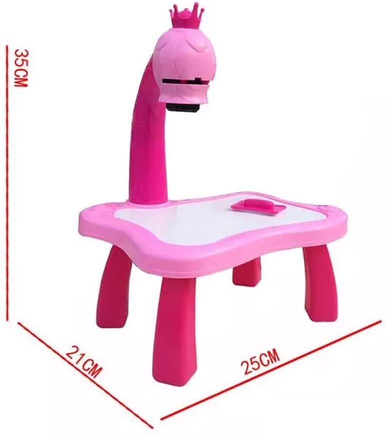 3 In 1 LED Projector Drawing Table Toy for Kid- Painting Tool, DIY Musical Painting Toy