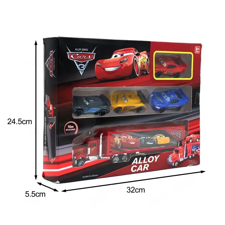 Alloy Series Cars | Truck With Cars | Lightning McQueen Cars