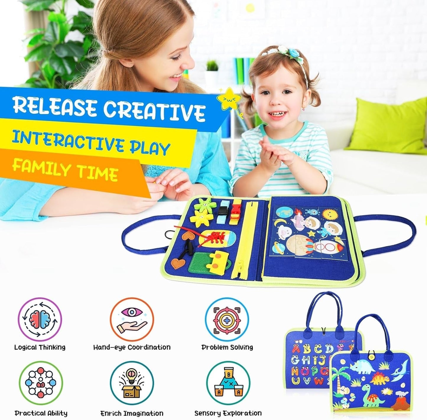 Educational Busy Board For Toddlers