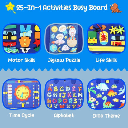 Educational Busy Board For Toddlers