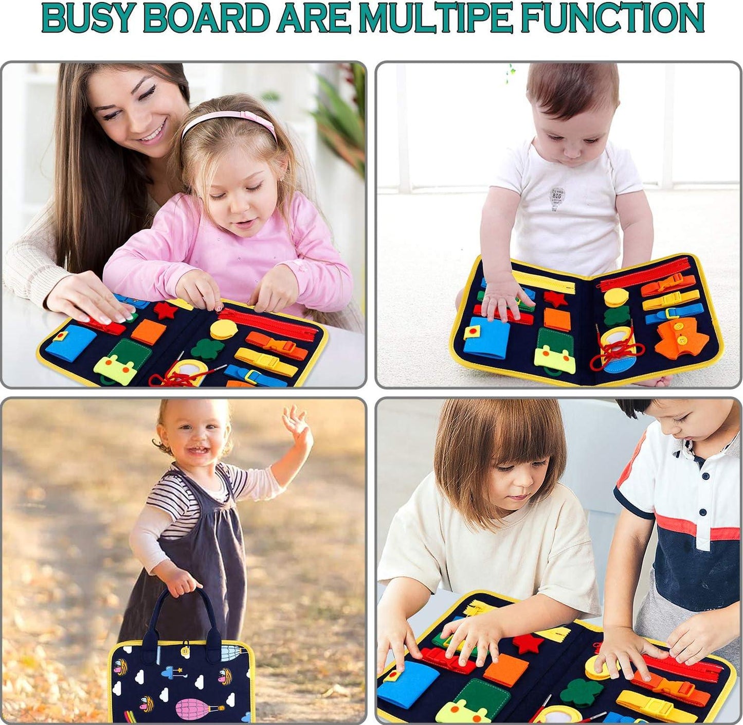 Montessori Toddler Activity Busy Book