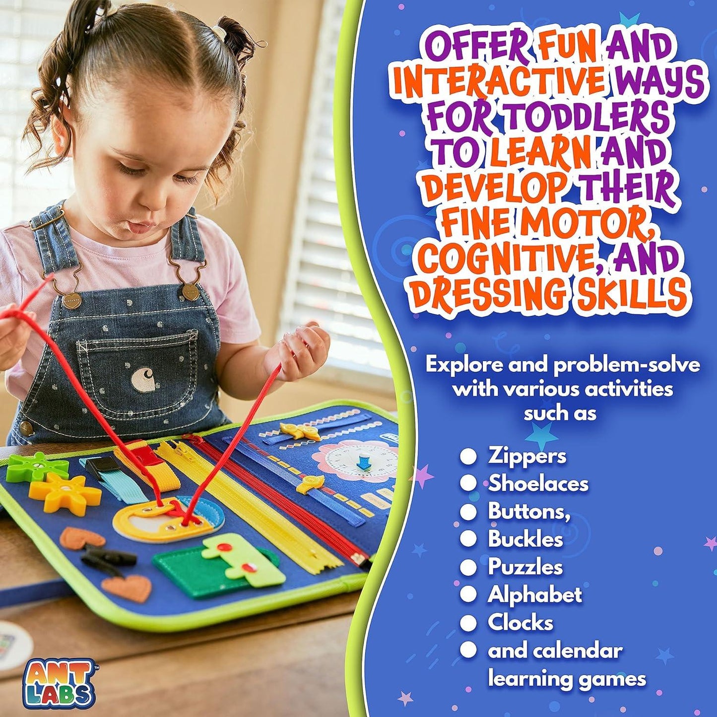 Montessori Toddler Activity Busy Book