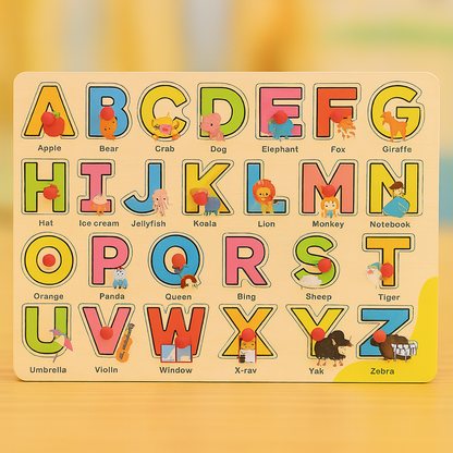 Wooden Peg Puzzle Pin Sorting Boards