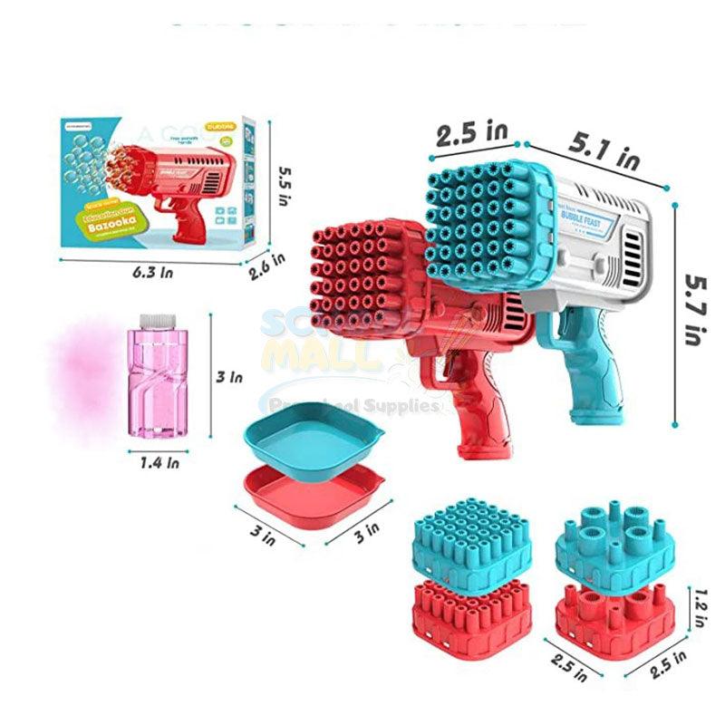 2-in-1Electric Electric Bazooka Bubble Gun Perfect Party Gift for Kids