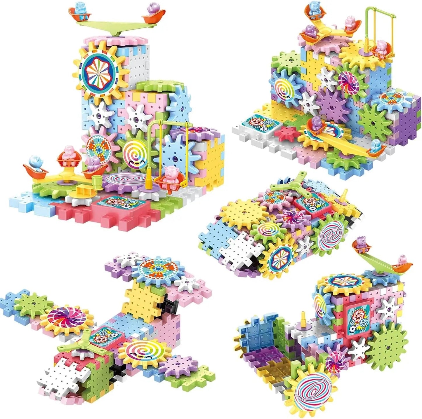 Electric Building Block Gear Toy (83pcs set)