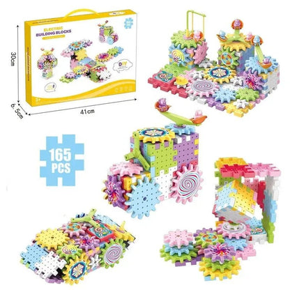 Electric Building Block Gear Toy (83pcs set)