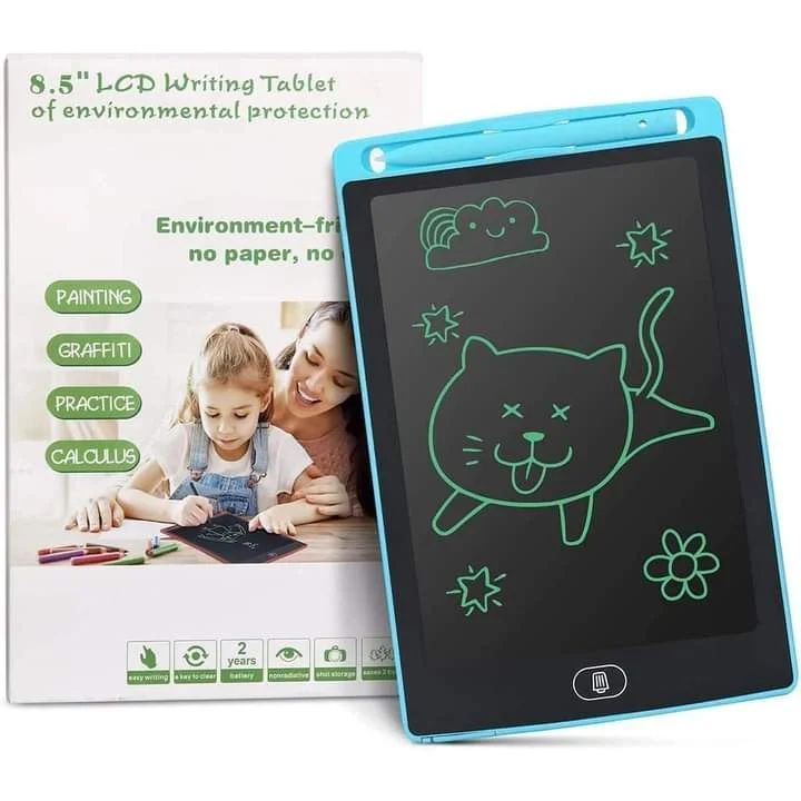 LCD Multicolor Screen Writing Tablet Erasable Writing Board 8.5 Inch