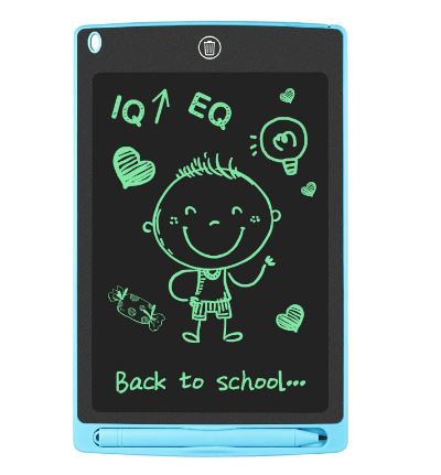 LCD Multicolor Screen Writing Tablet Erasable Writing Board 8.5 Inch