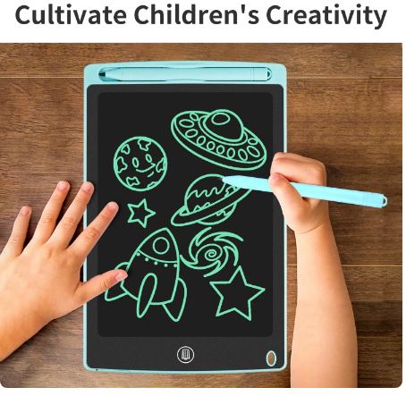LCD Multicolor Screen Writing Tablet Erasable Writing Board 8.5 Inch