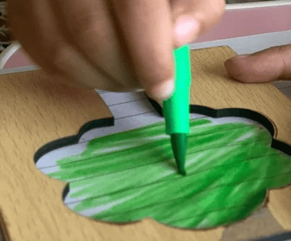 Kids Wooden Drawing Stencils Kit [12 inner +12 Outer] With Puzzle