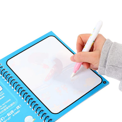 Magic Reusable Water Coloring Activity Book-M